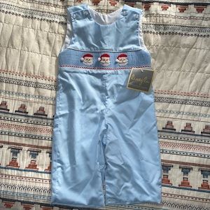 Lineylu Dear Santa Smocked Longall